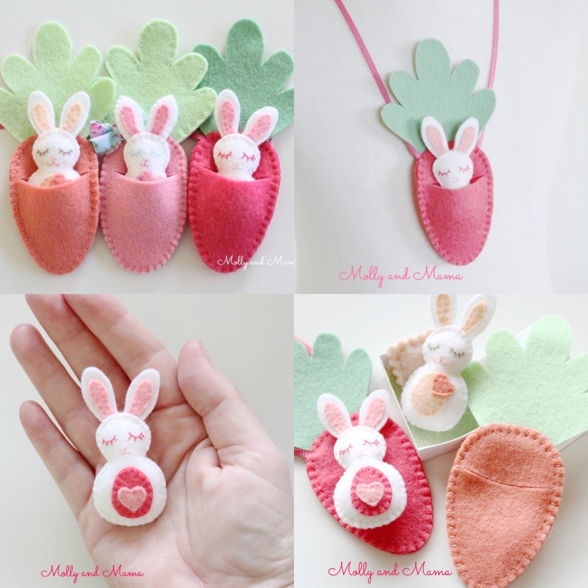 Весенние игрушки из фетра