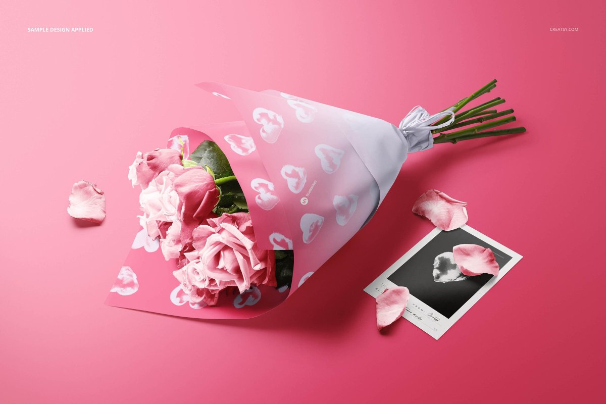 Flower package Mockup