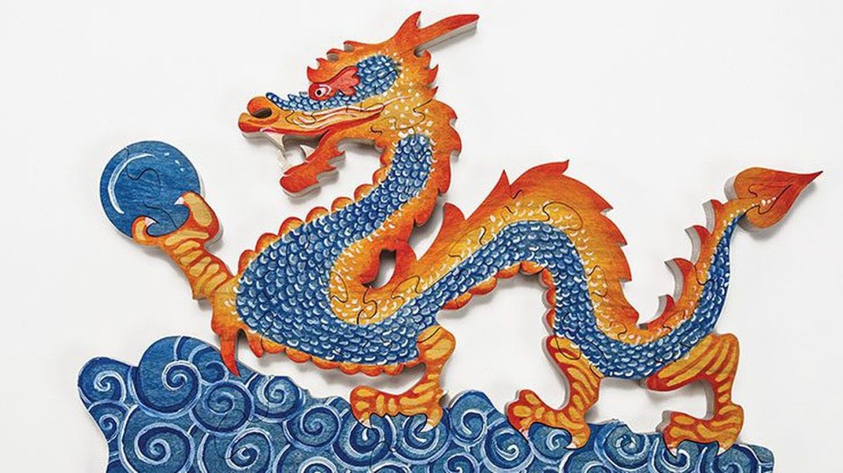 Поделка китайский дракон