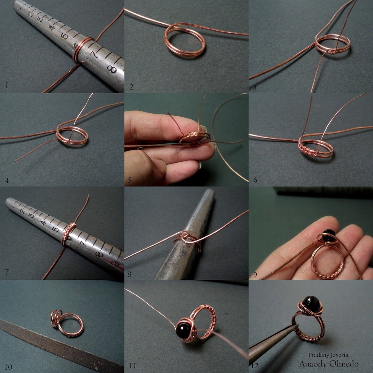 Кольцо wire Wrap мастер класс