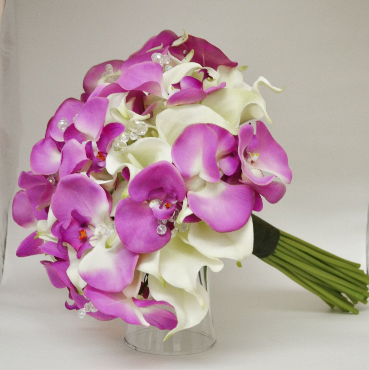 Орхидеи и каллы букет невесты