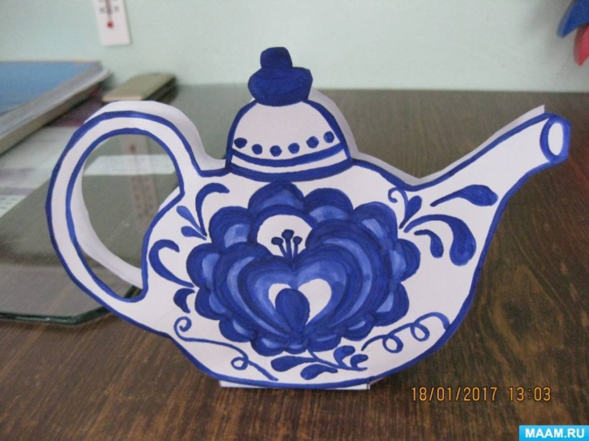Чайник Гжель для детей