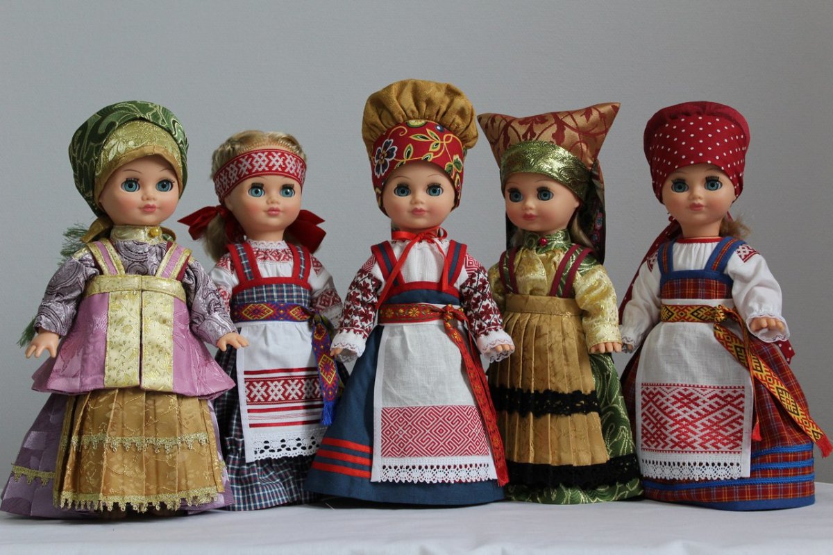 Коми пермяки Национальная одежда куклы