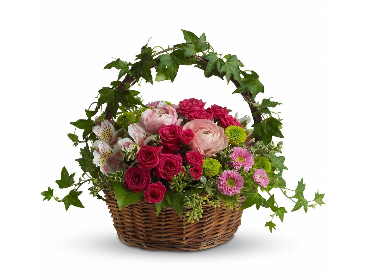 Корзина с цветами