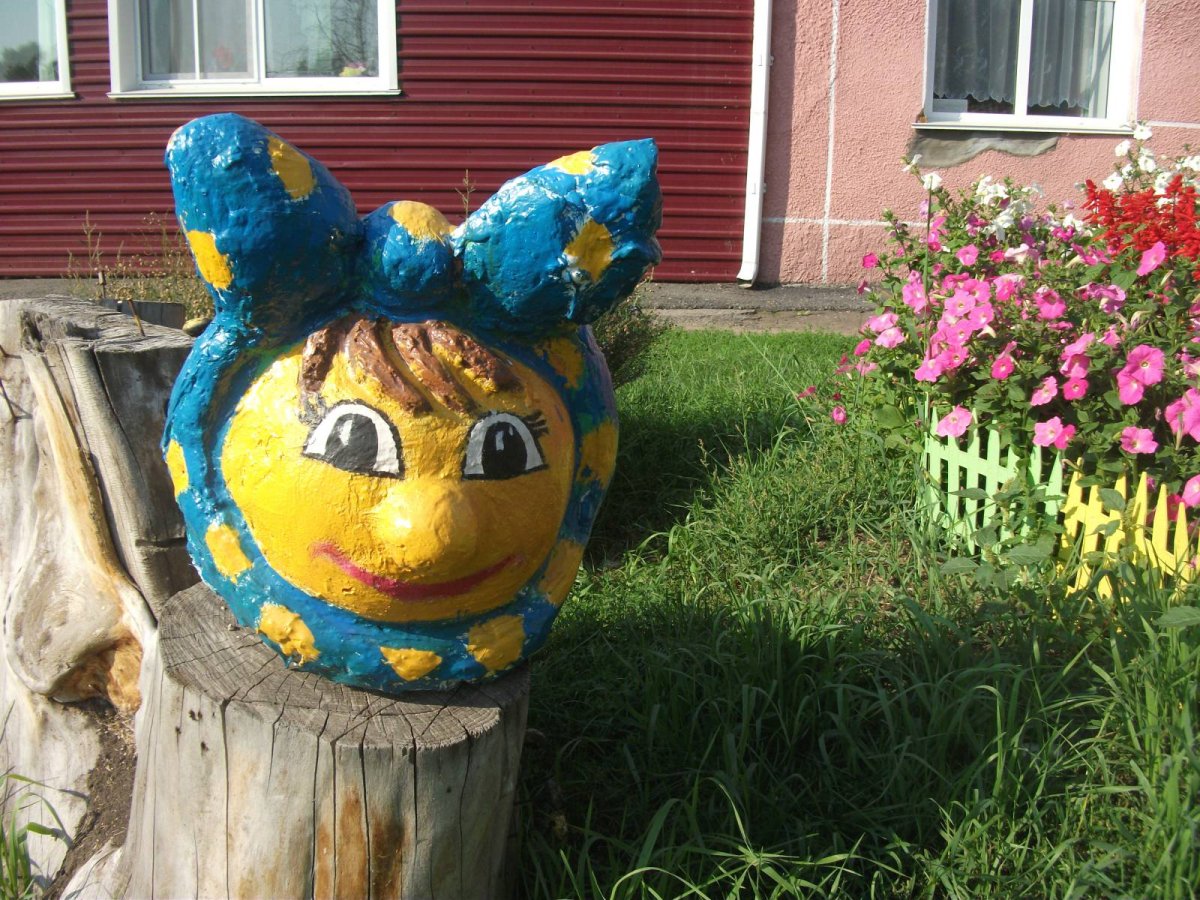 Колобок из шин