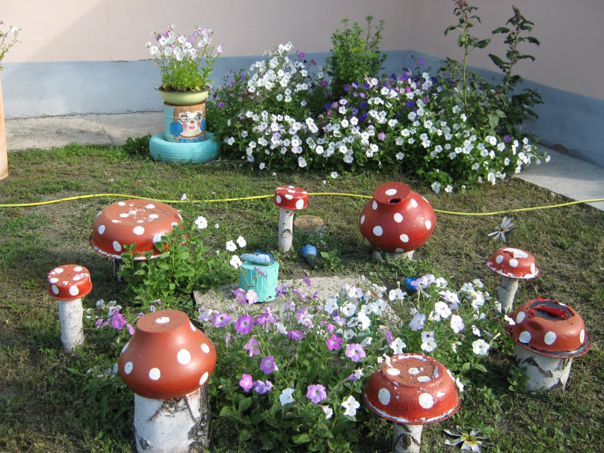 Уличные украшения для детского сада