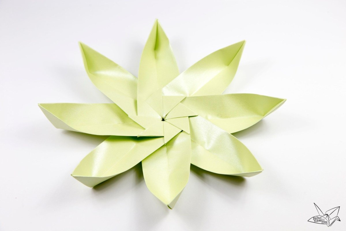 Modular Origami цветы Лотос
