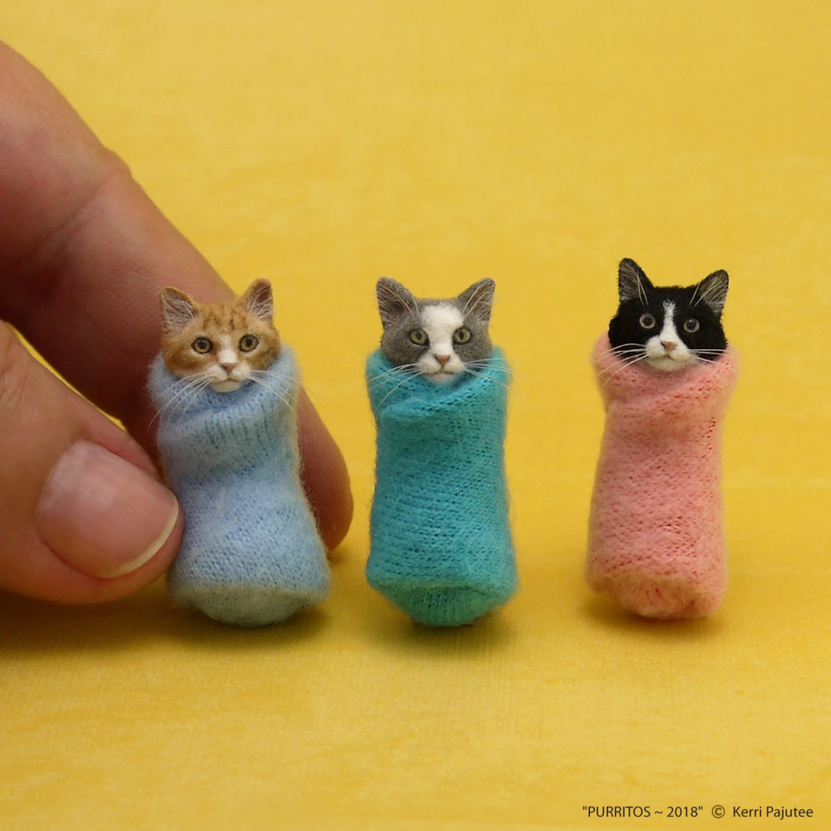 Котята полимерная глина