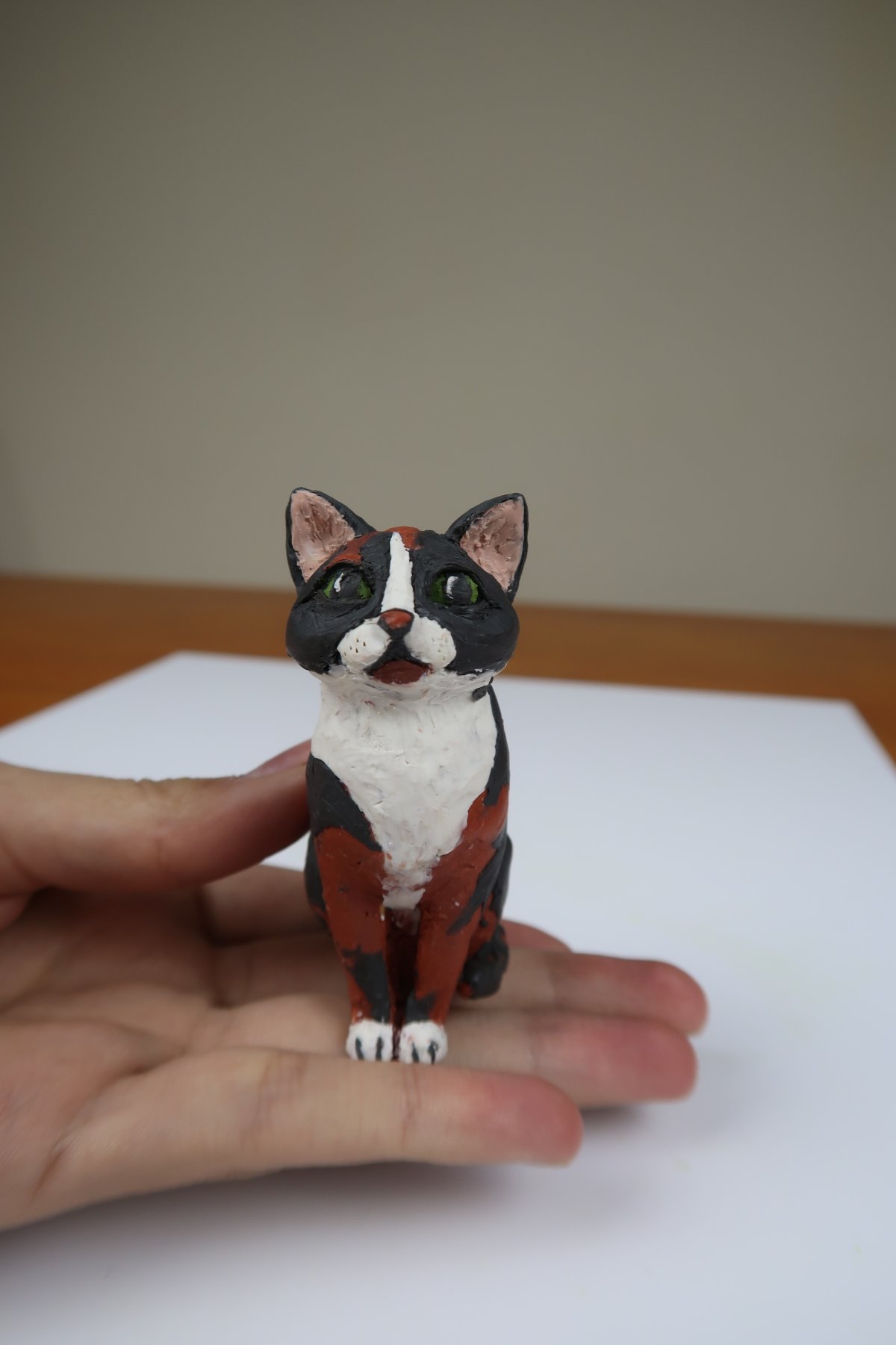 Котик из пластилина