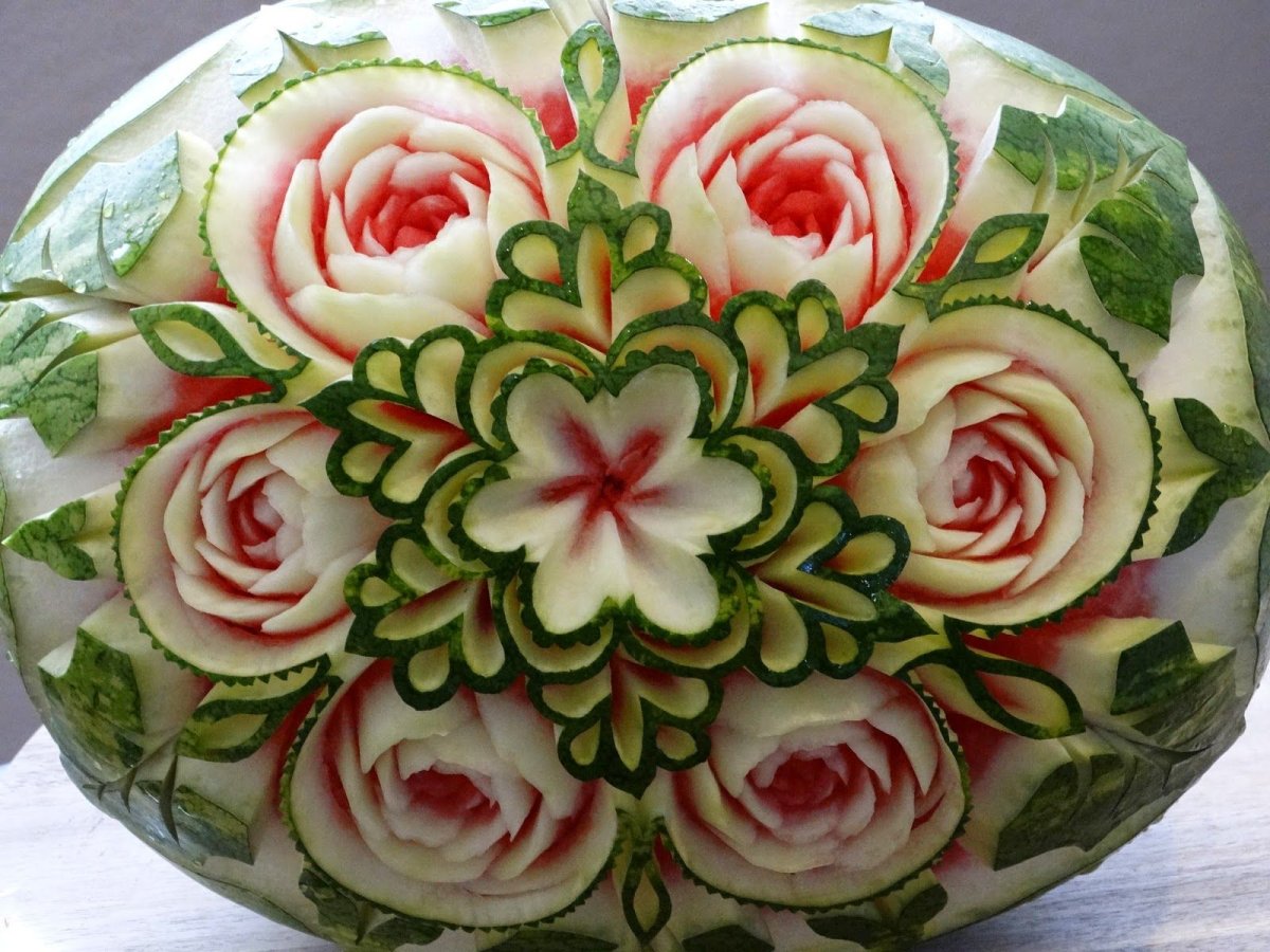 Карвинг арбузы и дыня