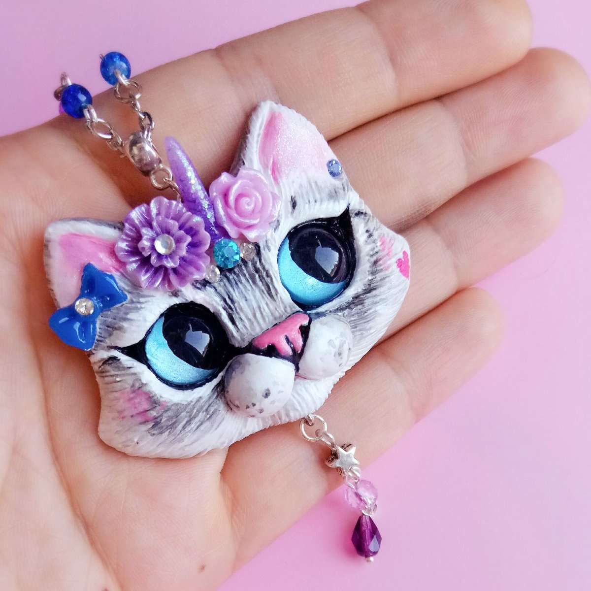 Полимерная глина кот