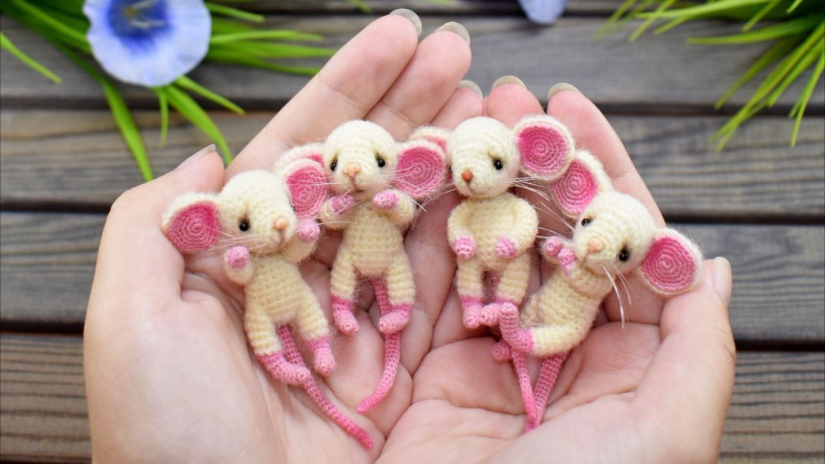 Реалистичные игрушки крючком