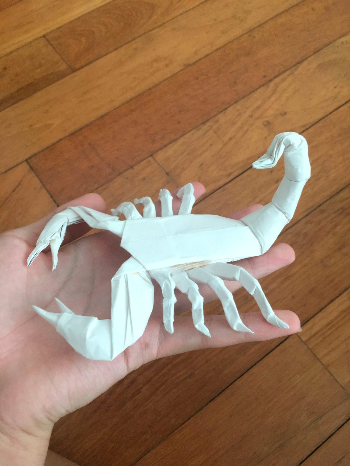 Оригами из бумаги Скорпион