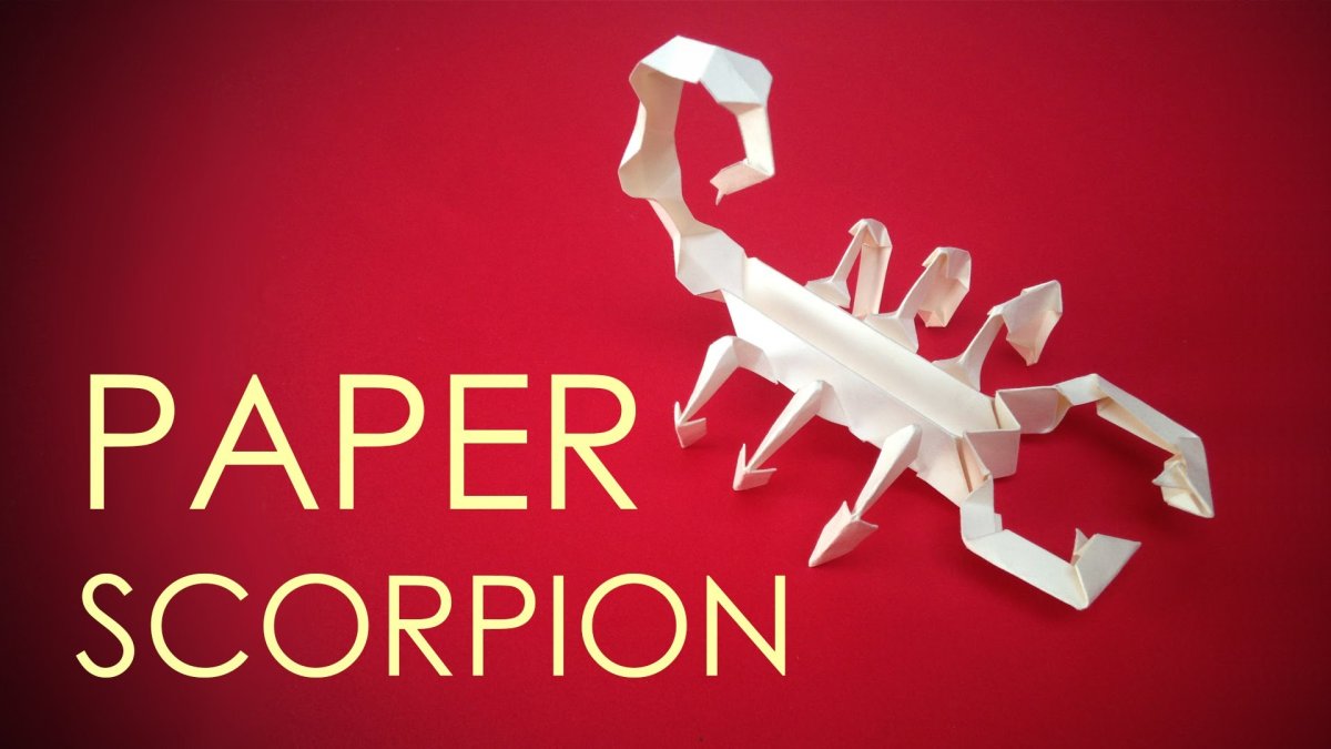 Origami Scorpion Snake