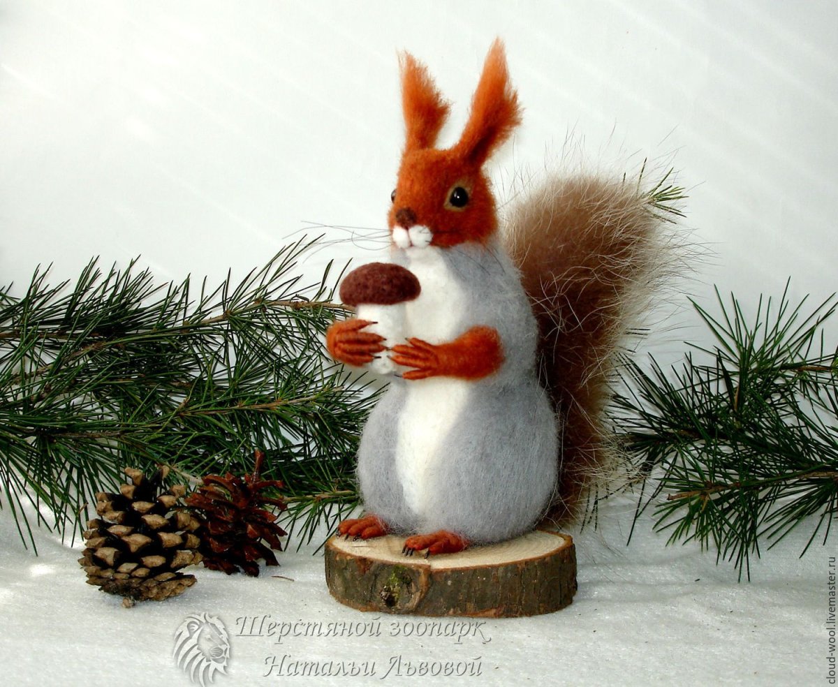 Валяные игрушки на елку