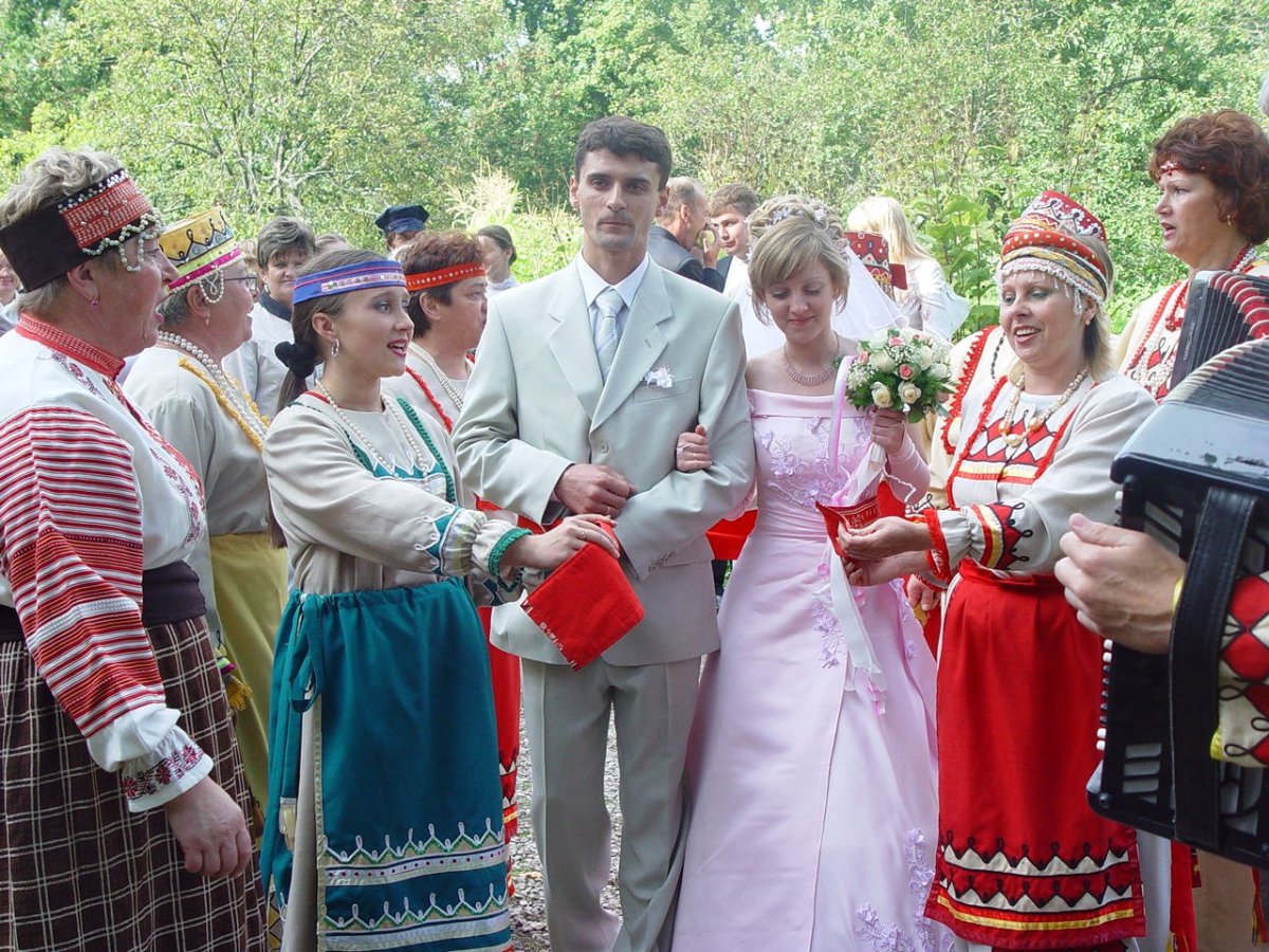 Русские традиции на свадьбе