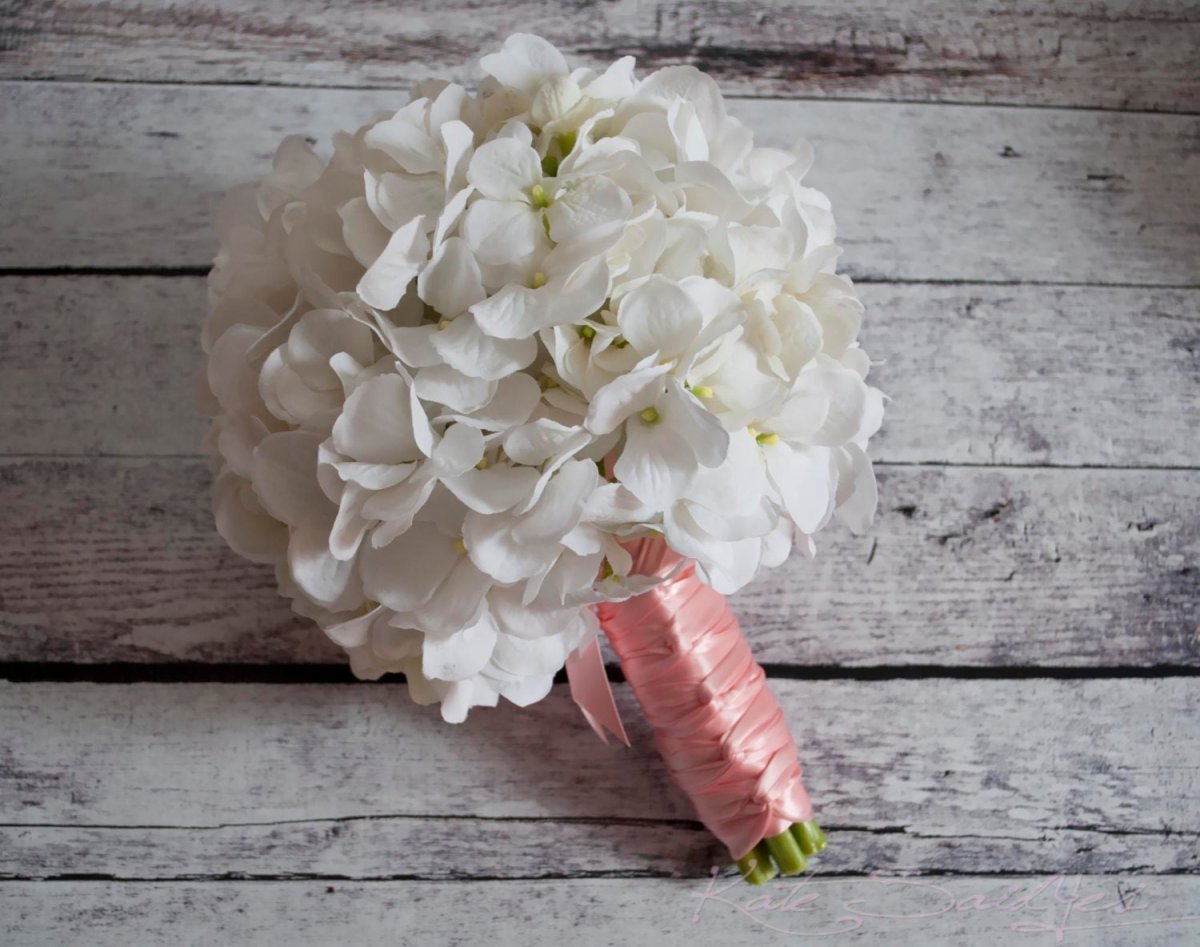 White Wedding Gown Hydrangea