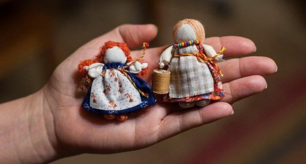 Кукла тряпичная оберег Радостея