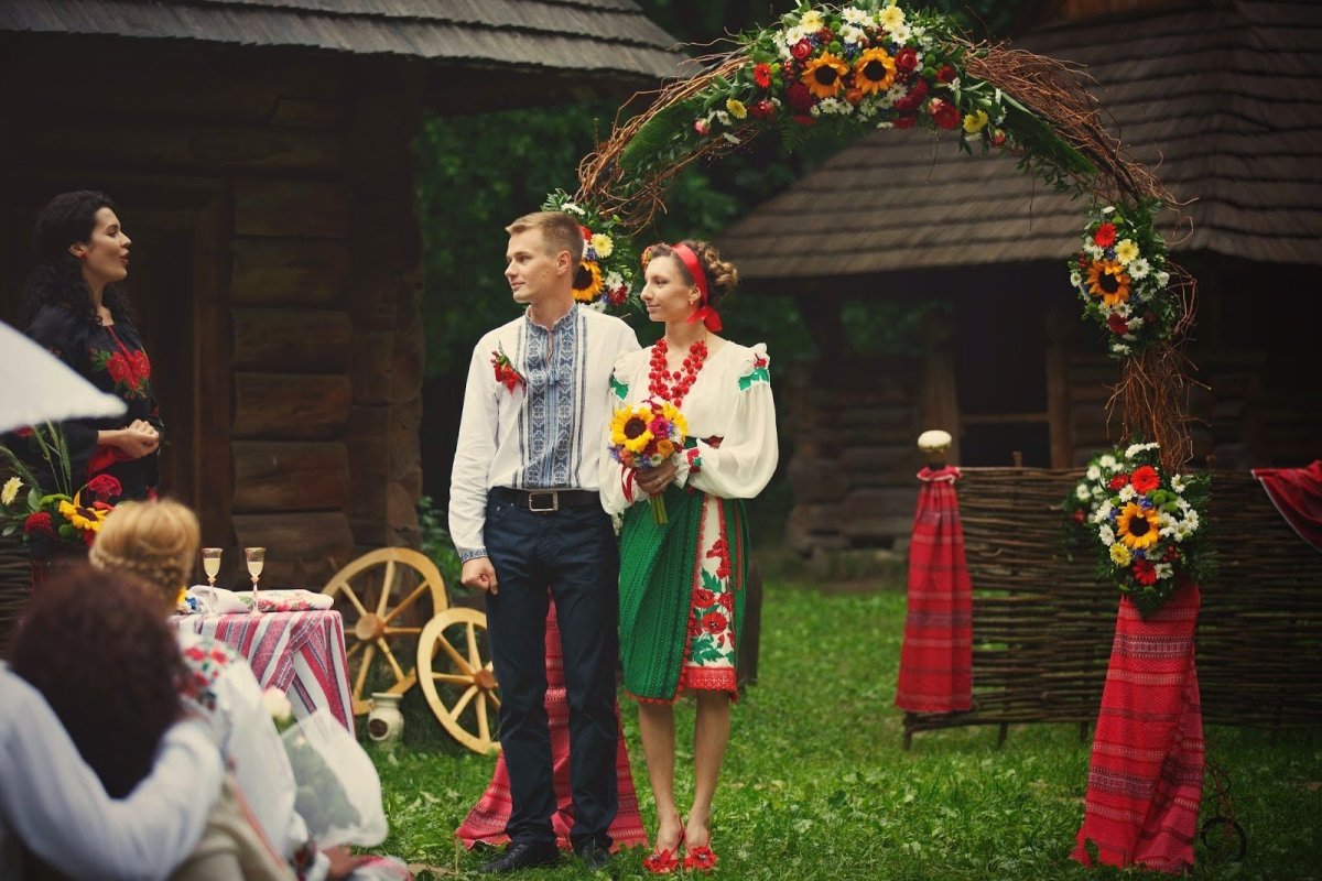 Свадьба в украинском стиле