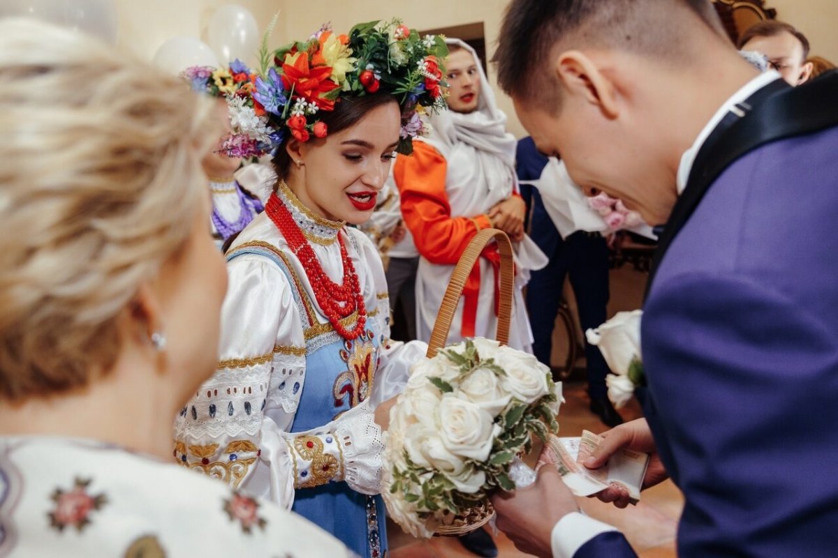 Свадебный обряд невесты