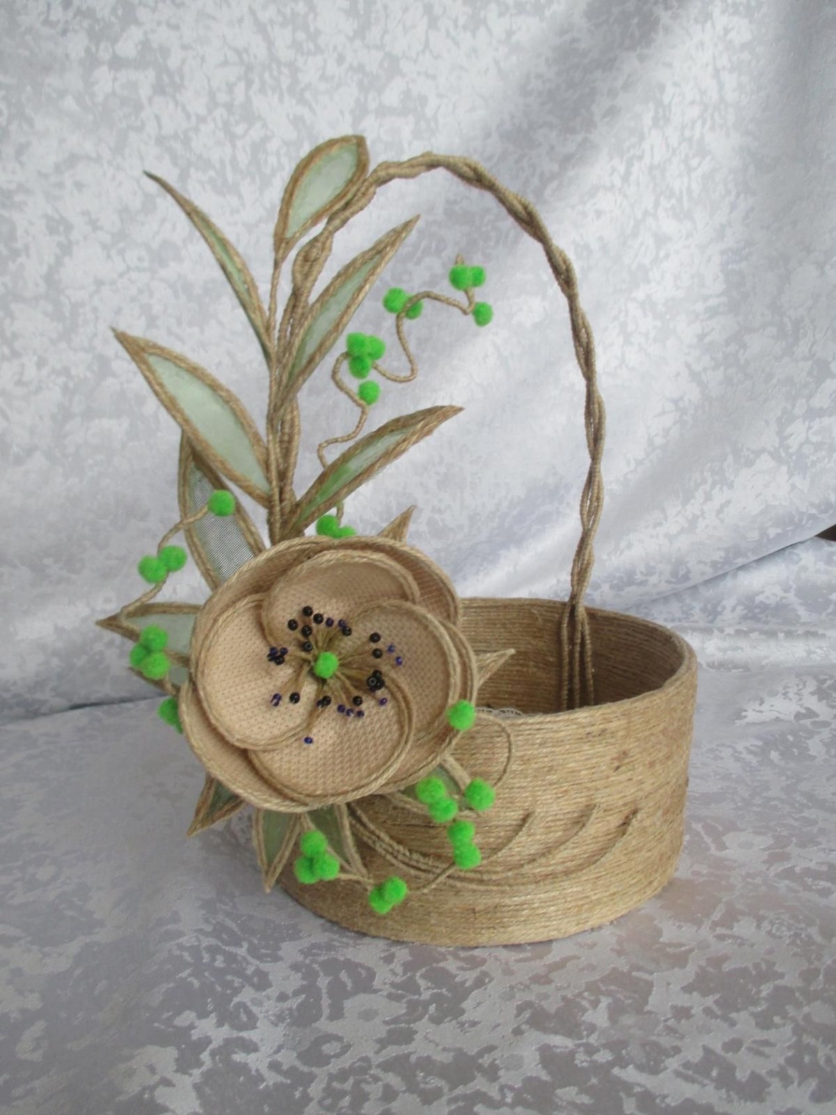 Корзиночки из шпагата