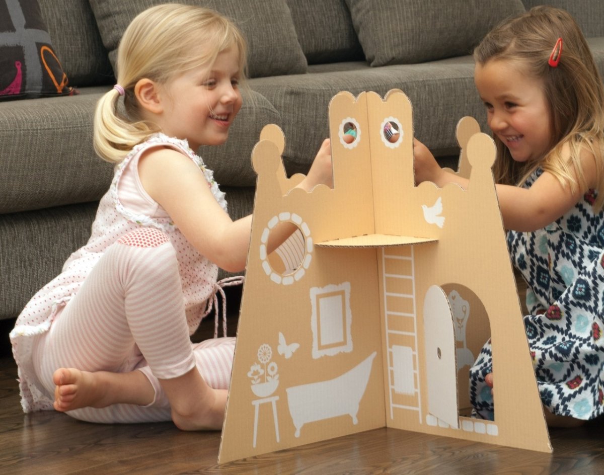 Игрушки из картона большие