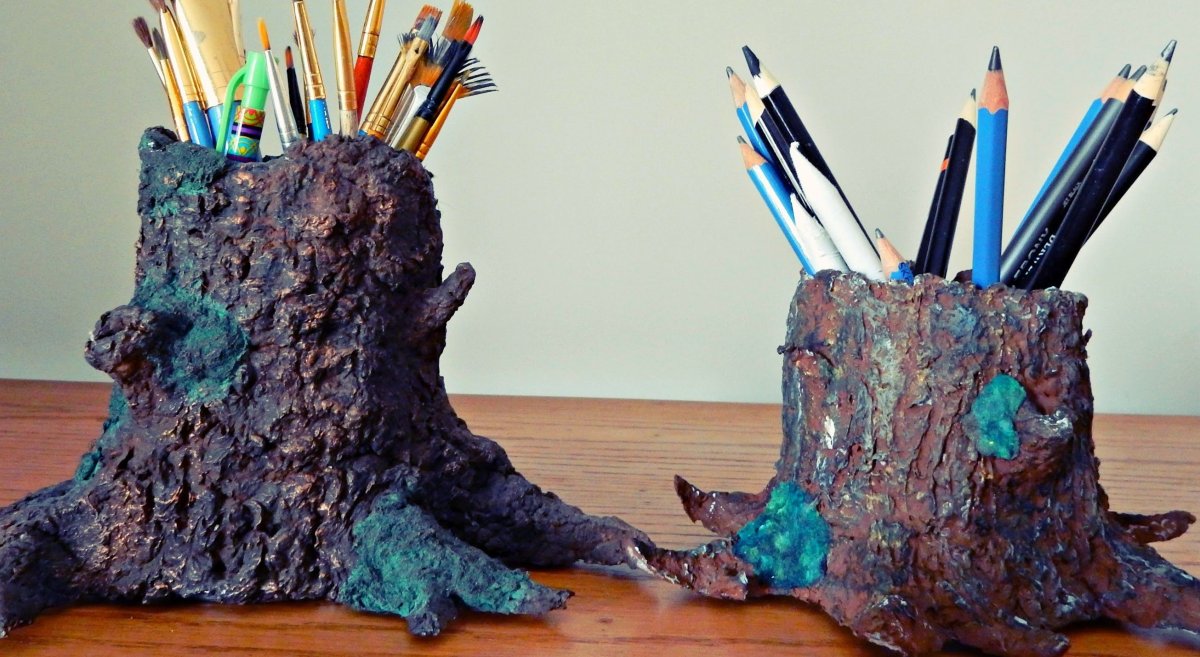 Star Wars Crafts from a Tree Trunk