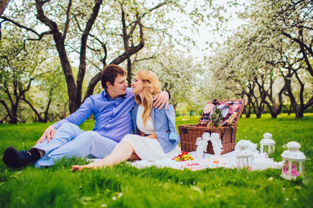 Фотосессия Love story пикник
