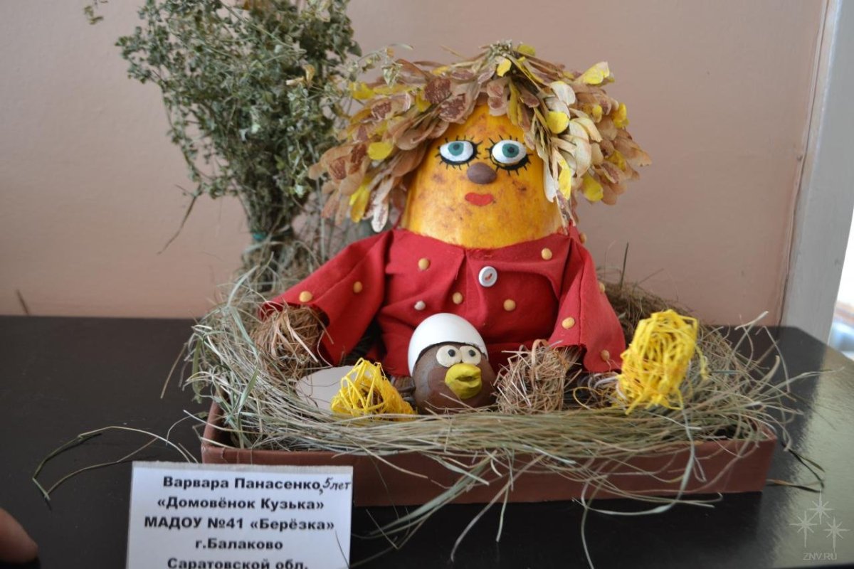 Сказочные герои из природного материала