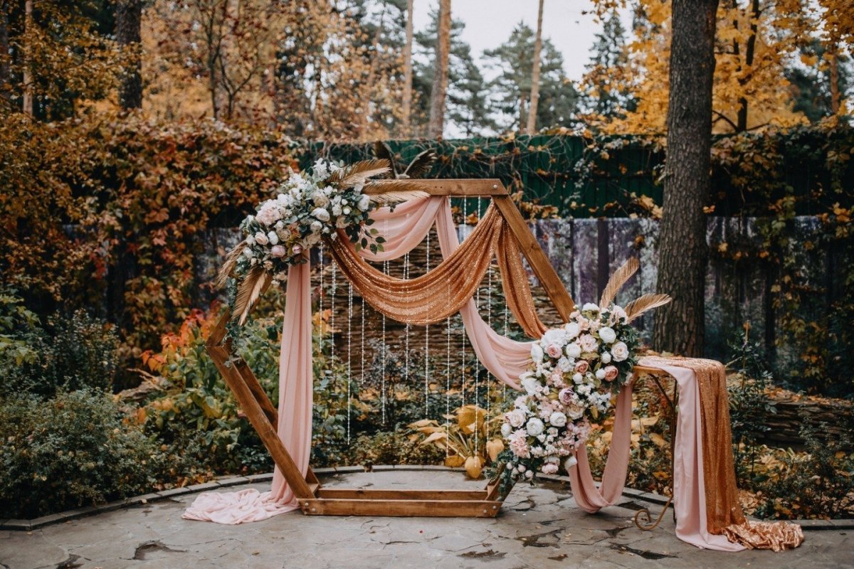 Свадебные арки из дерева