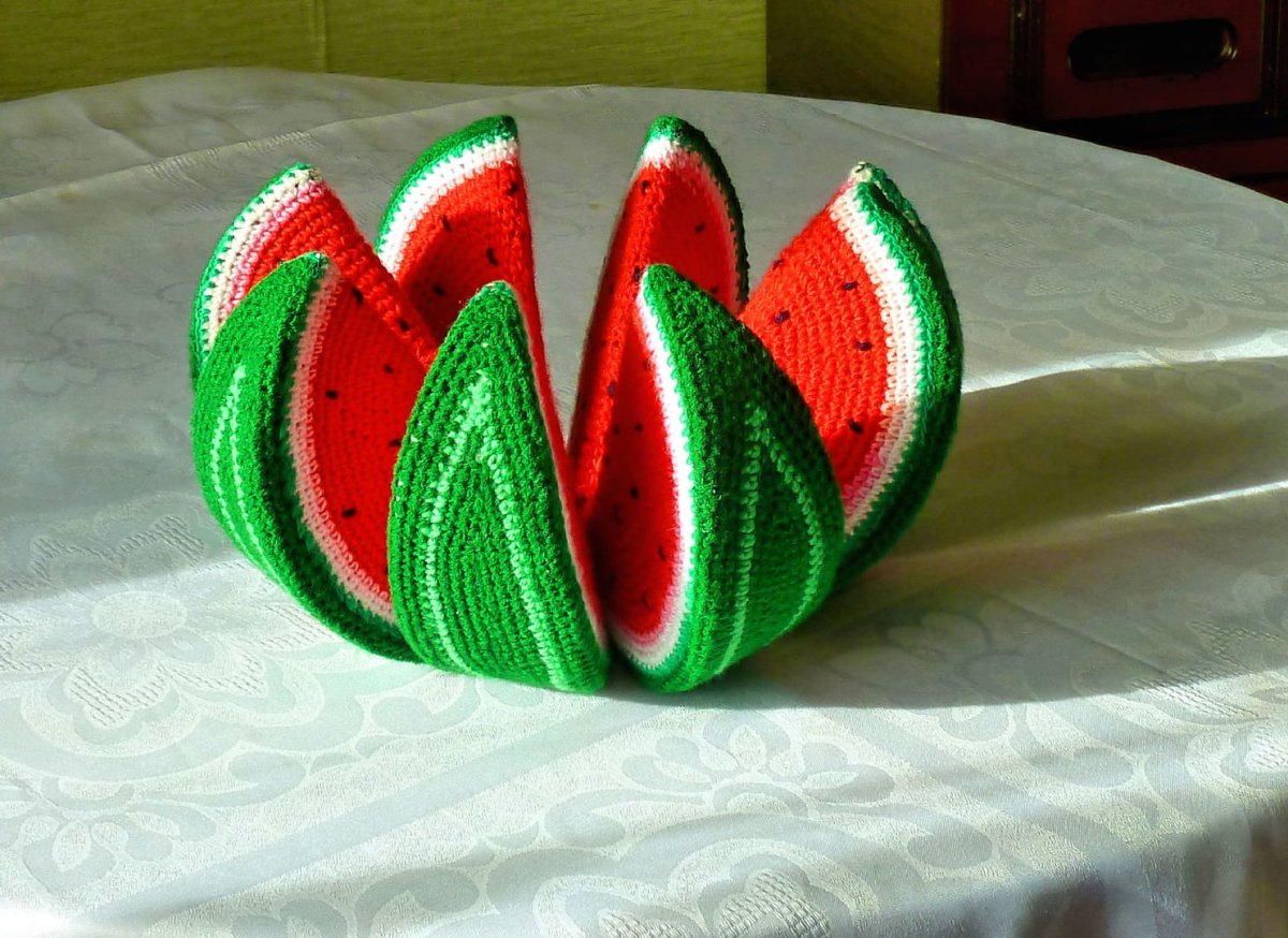 Вязаный Арбуз