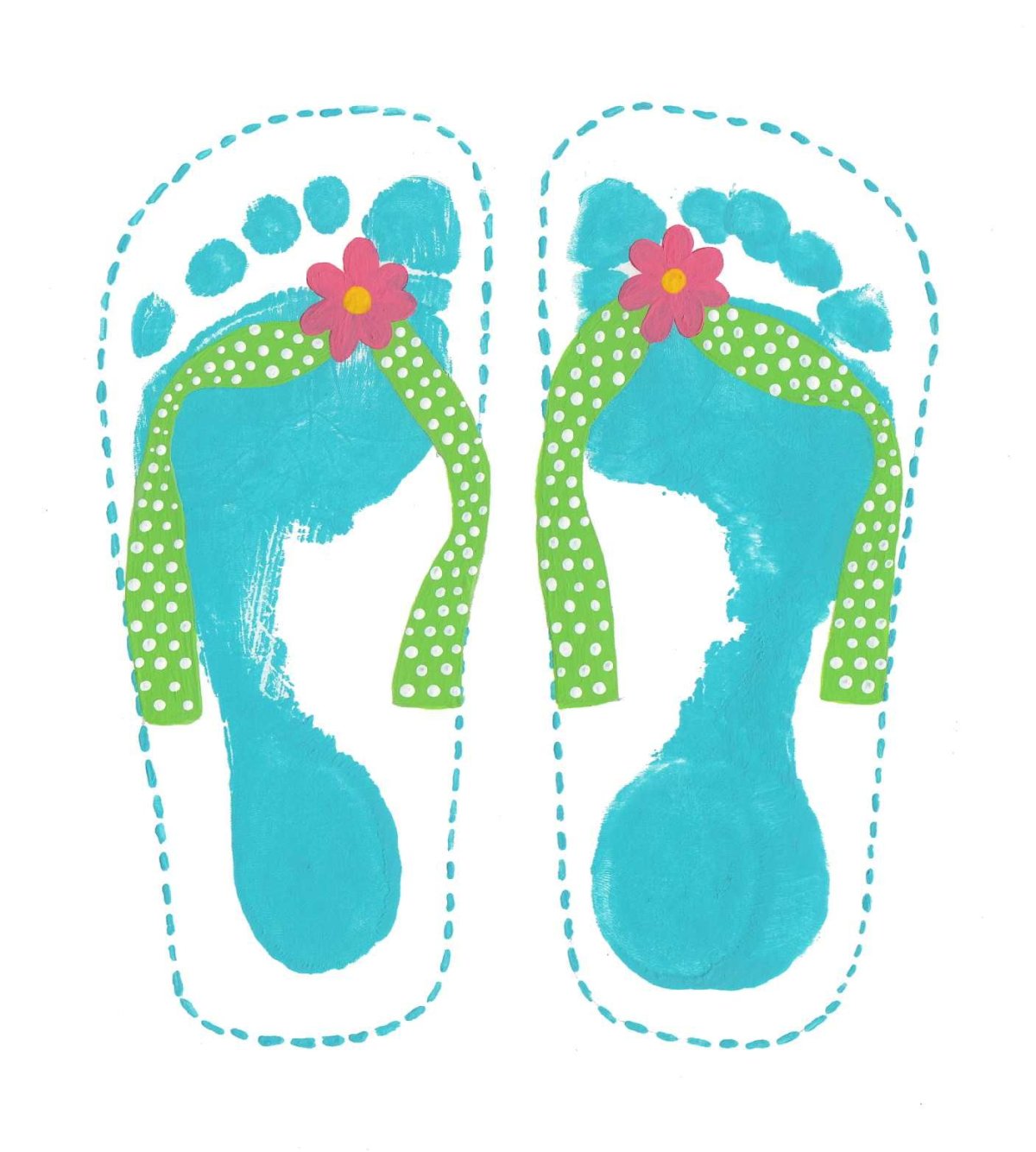 Йога footprints