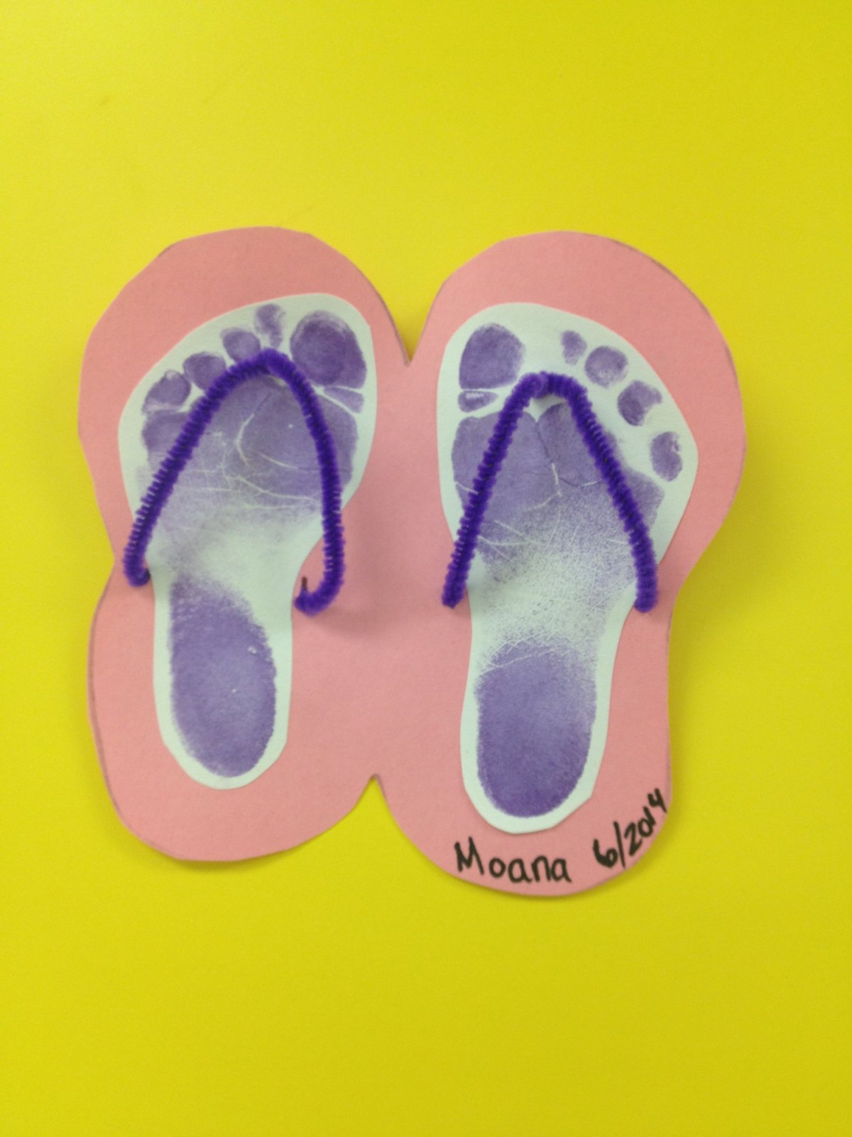 Flip Flop Craft for Kids
