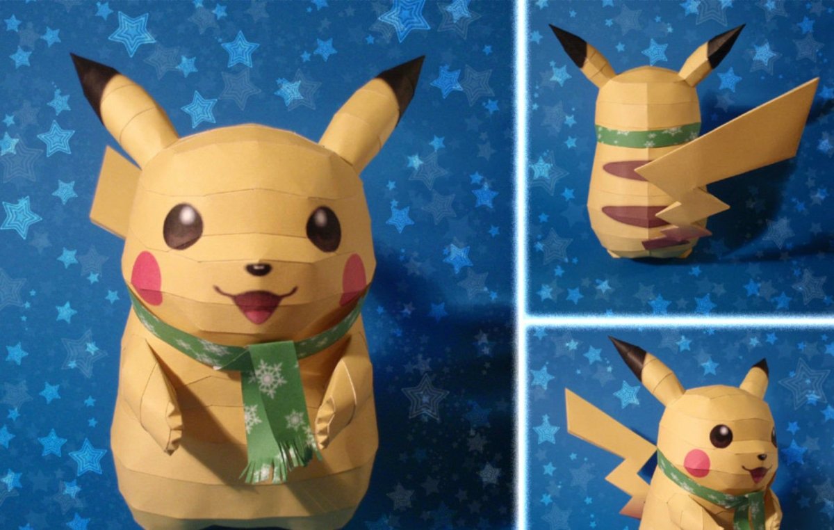 Papercraft Пикачу