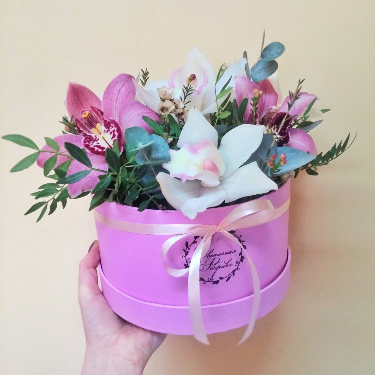 Мини букеты в коробке