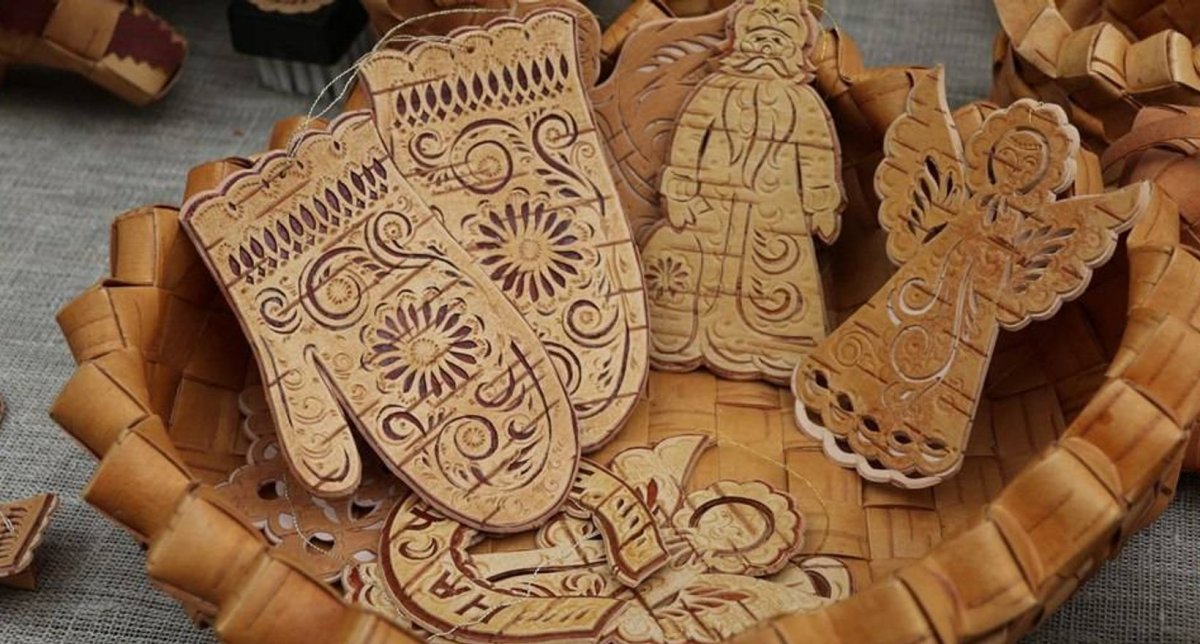 Украшения из бересты