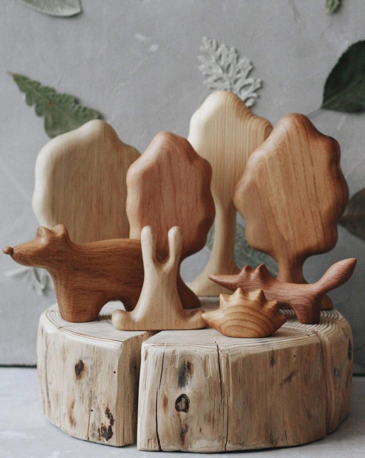 Скандинавские деревянные игрушки