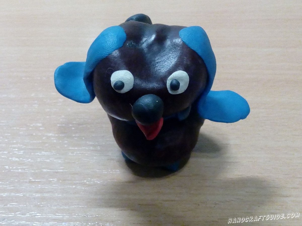 Собачка из каштана