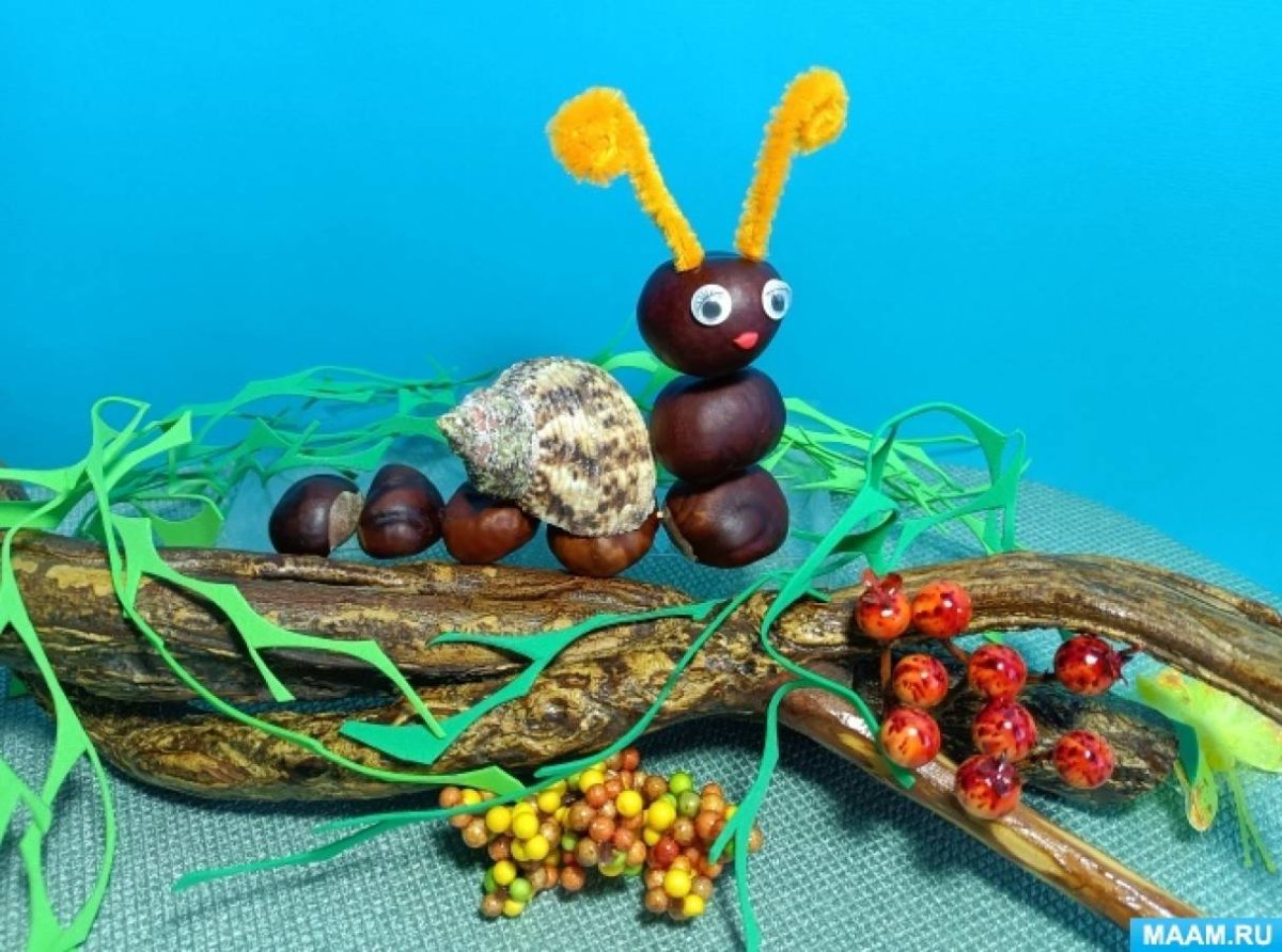 Поделки из каштанов 4 класс