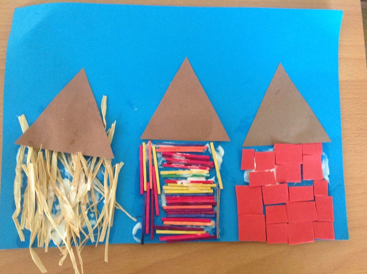 Three little Pigs Craft for Kids