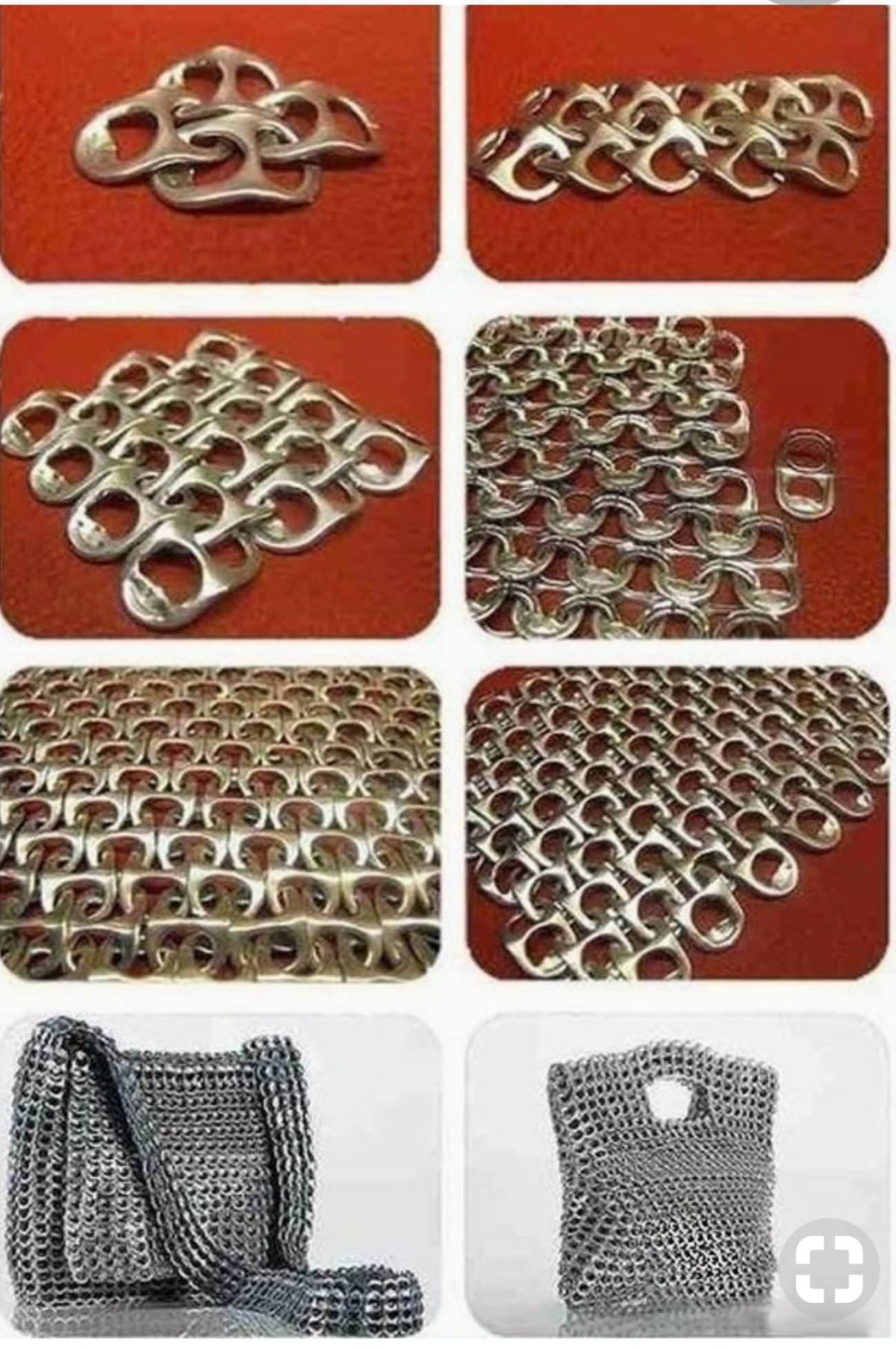Украшения из пивных открывашек