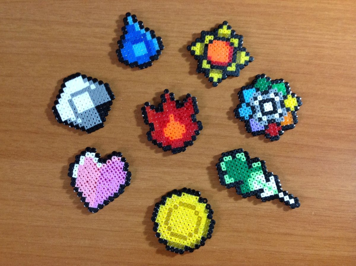 Бусины Perler покемоны