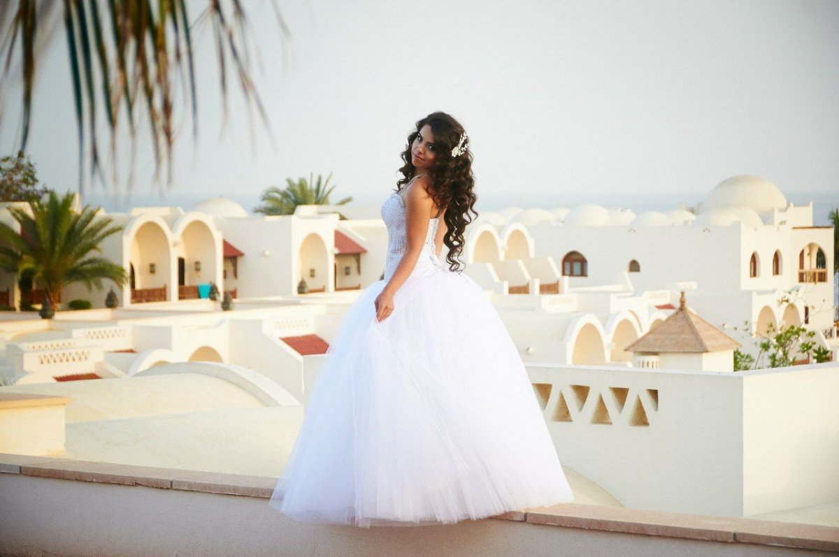 Египетское свадебное платье