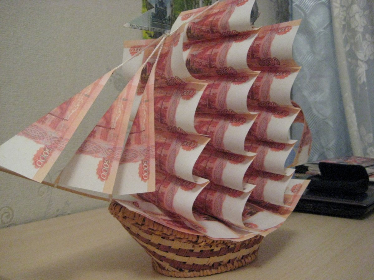 Букет из денег