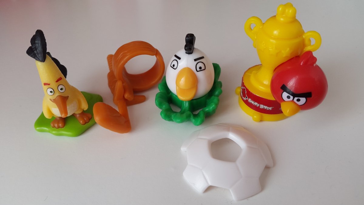 Kinder игрушки птичка