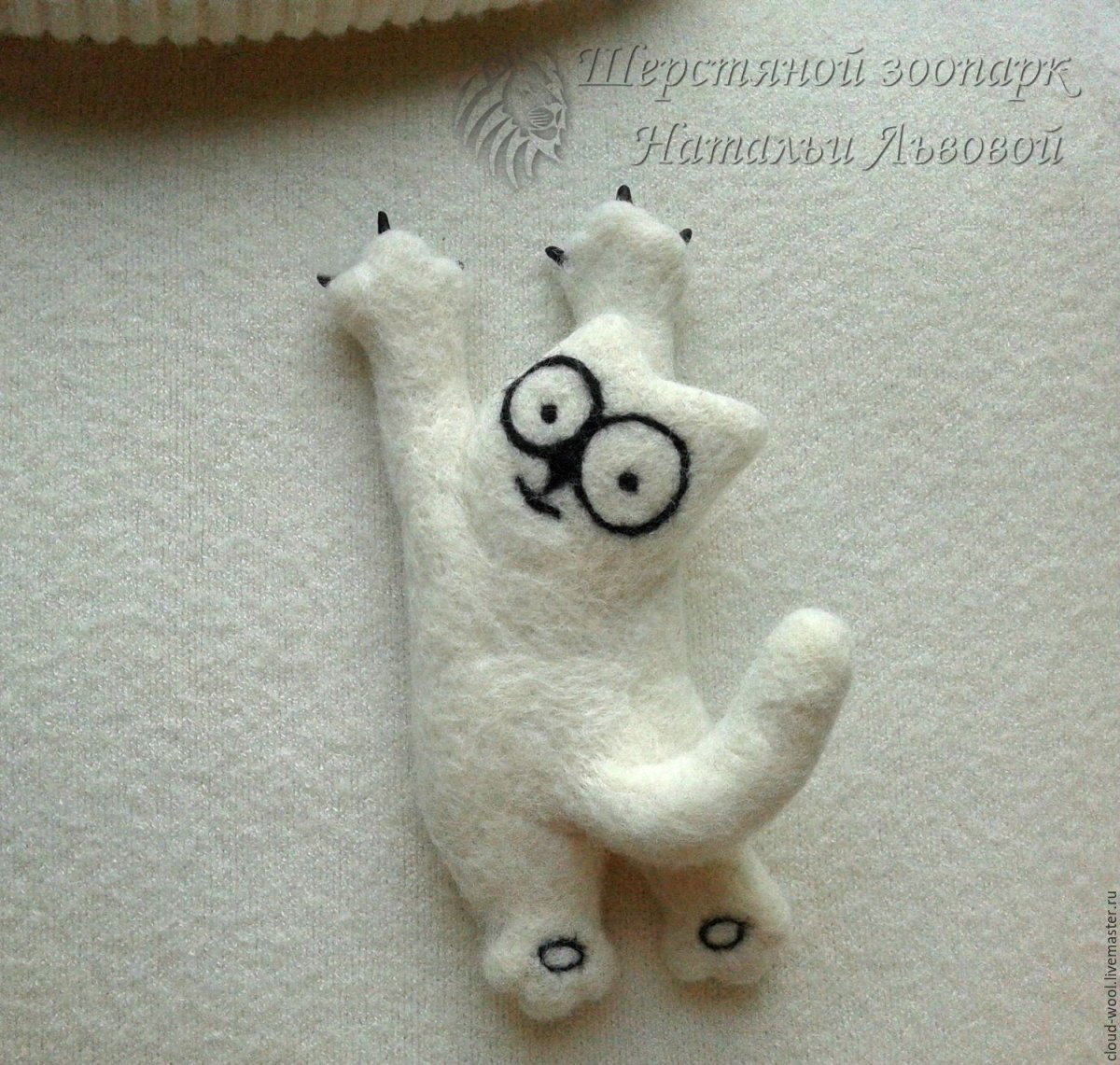 Плоские игрушки из шерсти