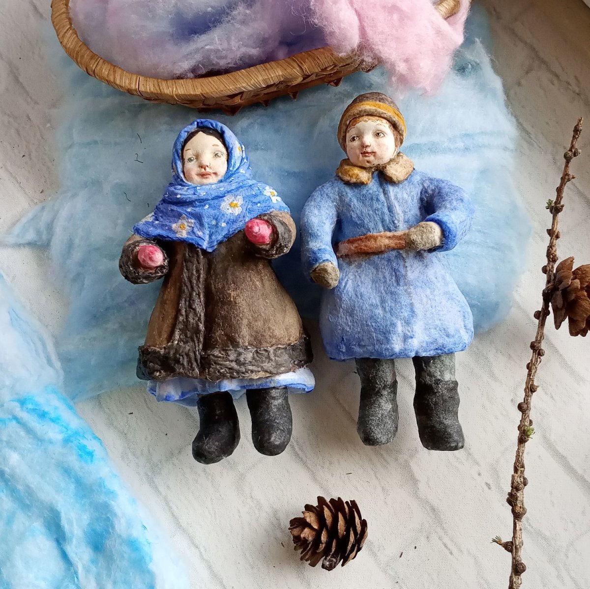 Марина Мелькикян ватные игрушки
