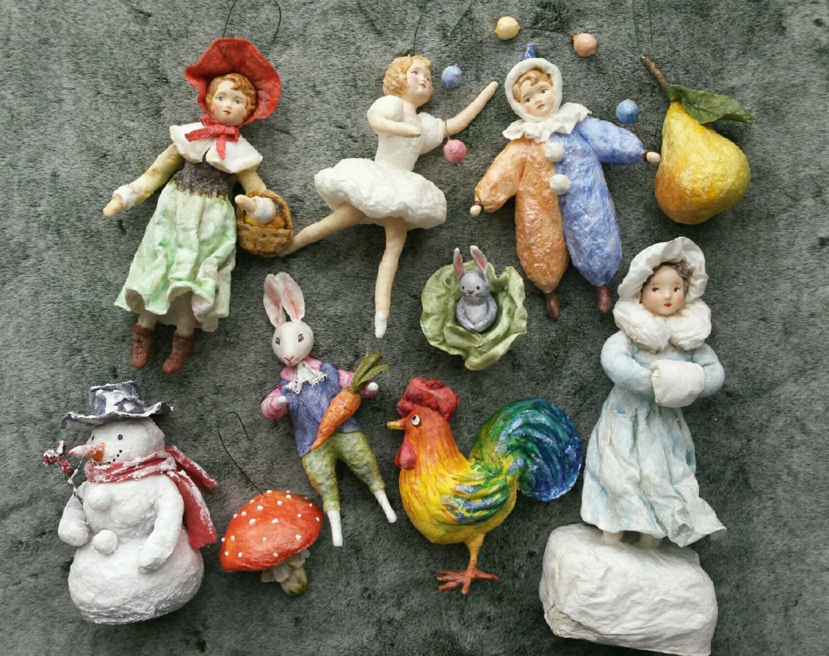 Старинные новогодние игрушки