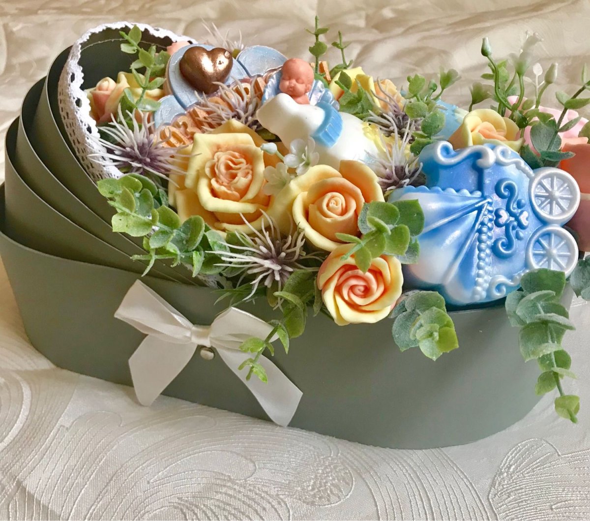 Мыльный букет