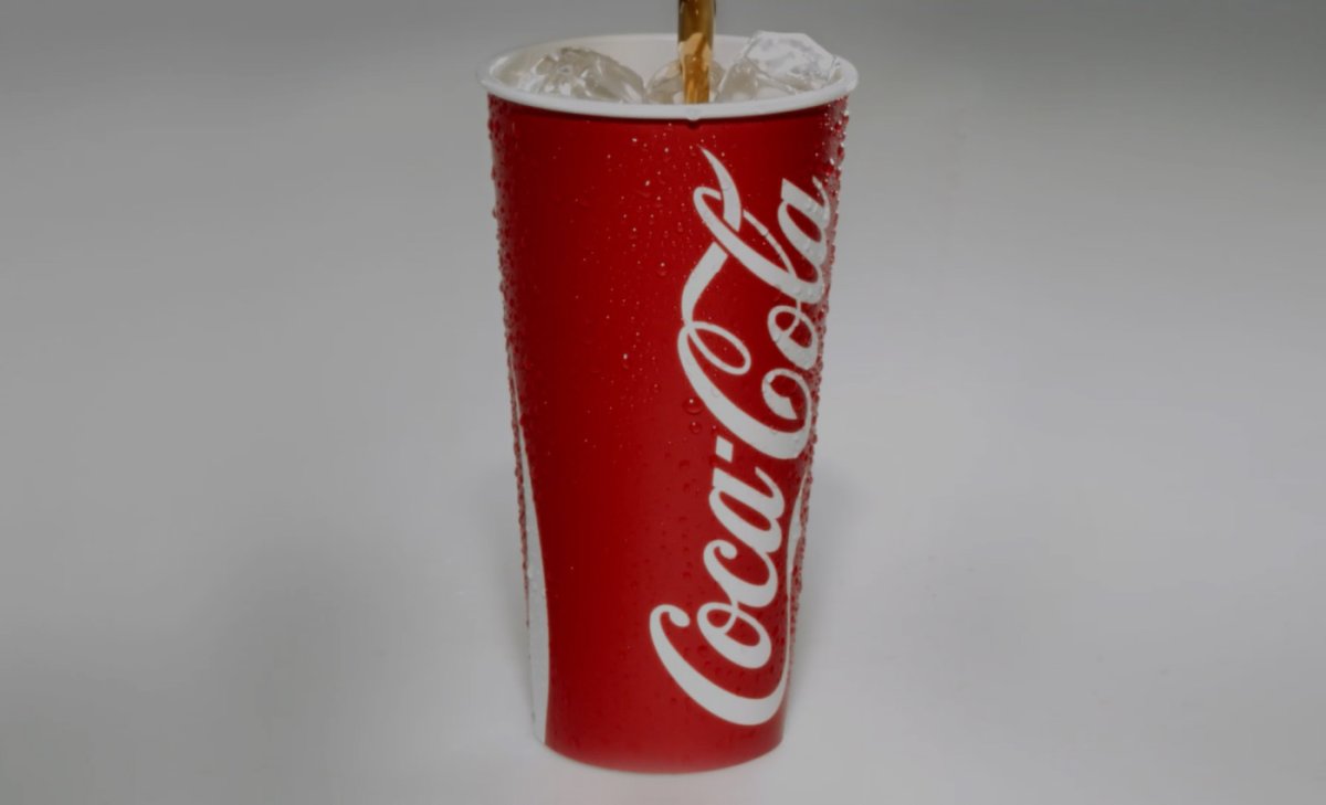 Бумажная Coca-Cola